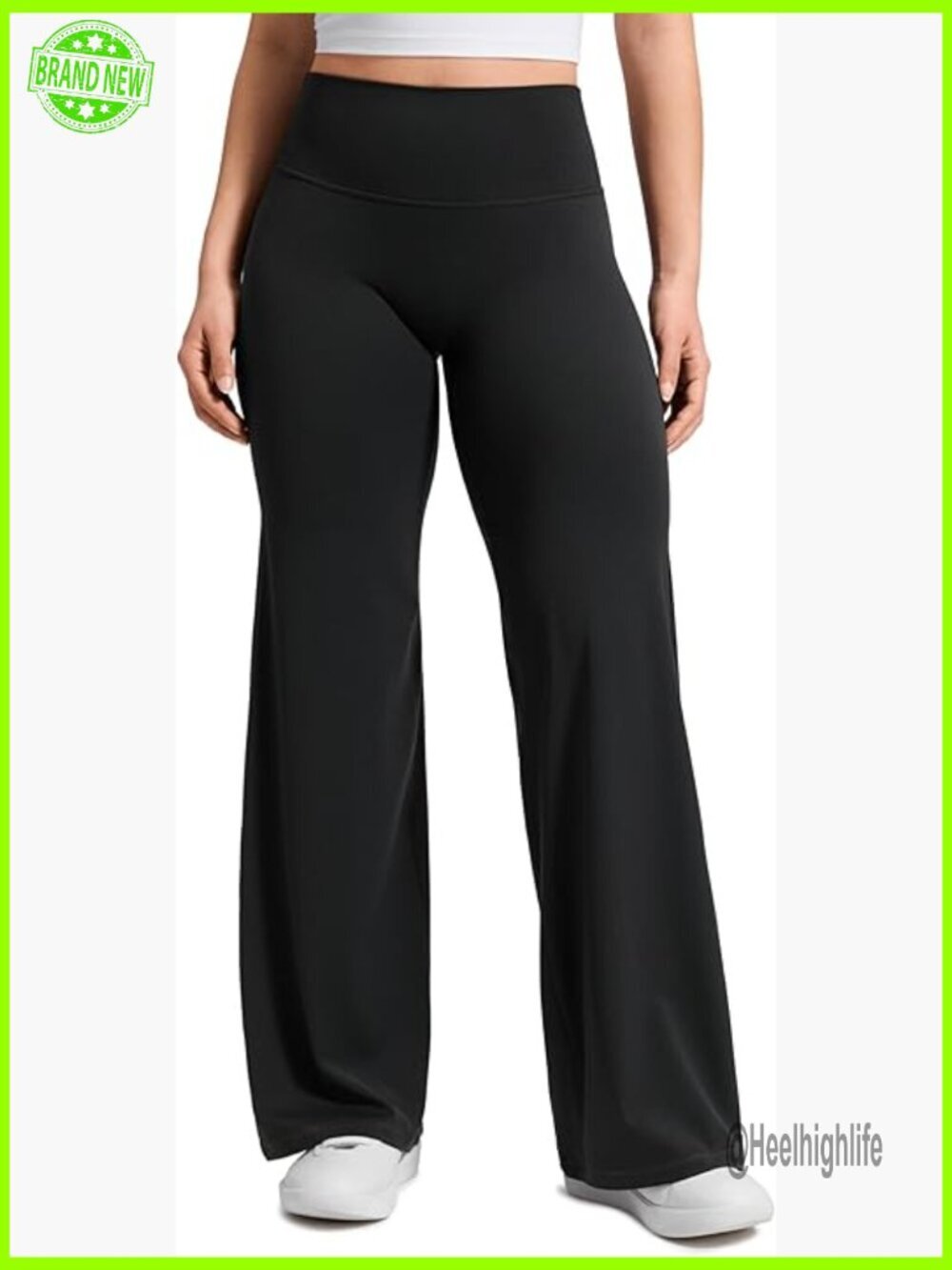 High Waist Wide Leg Yoga Pants Buttery Soft Lounge Active Wear
